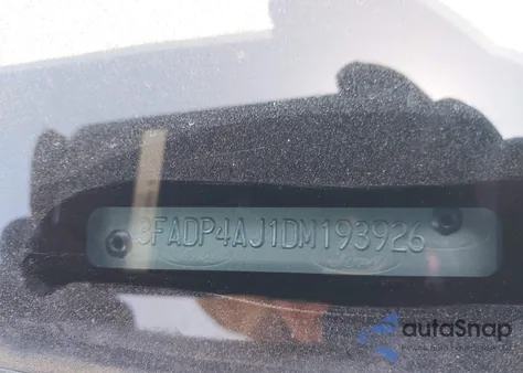 2013 Ford Fiesta S from USA, damaged, VIN 3FADP4AJ1DM193926